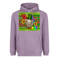 Lavender st patricks sheep sunflowers rainbow serape leopard glitter Heavyweight Hoodie - Artiststas