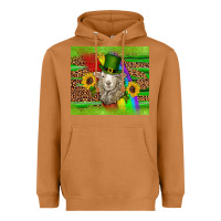 Meerkat st patricks sheep sunflowers rainbow serape leopard glitter Heavyweight Hoodie - Artiststas