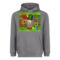 Storm st patricks sheep sunflowers rainbow serape leopard glitter Heavyweight Hoodie - Artiststas