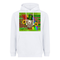 White st patricks sheep sunflowers rainbow serape leopard glitter Heavyweight Hoodie - Artiststas