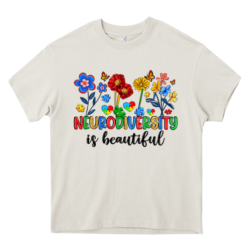 Neurodiversity Is Beautiful Heavy Core Tee by Artiststas | Teevron