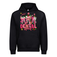 Black pink christmas teeth dental squad Urban Hoodie - AdoDesignShop