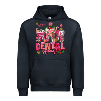 Navy pink christmas teeth dental squad Urban Hoodie - AdoDesignShop