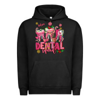 Pigment Black pink christmas teeth dental squad Urban Hoodie - AdoDesignShop