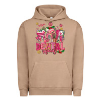 Pigment Burro pink christmas teeth dental squad Urban Hoodie - AdoDesignShop