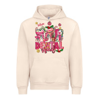 Sandshell pink christmas teeth dental squad Urban Hoodie - AdoDesignShop