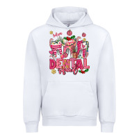 White pink christmas teeth dental squad Urban Hoodie - AdoDesignShop