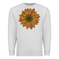 Dove Grey sunflower Premium Sweatshirt - Artiststas