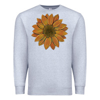 Heather Grey sunflower Premium Sweatshirt - Artiststas