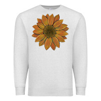 Oatmeal Heather sunflower Premium Sweatshirt - Artiststas