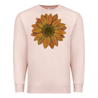 Pale Pink sunflower Premium Sweatshirt - Artiststas