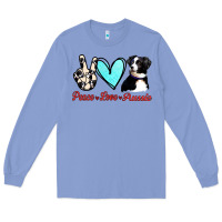 Colony Blue Peace Love Aussie Long Sleeve Tee - Jasminsmagicworld