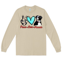 Mushroom Peace Love Aussie Long Sleeve Tee - Jasminsmagicworld