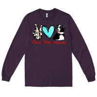 Plum Peace Love Aussie Long Sleeve Tee - Jasminsmagicworld