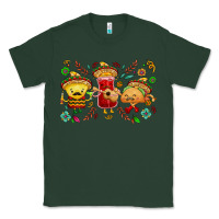 Sports Green Mexican taco nacho and souce Classic Tee - NancyCooperArtShop