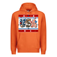 Carrot 4th of july usa seamless pattern Premium Hoodie - BundleAndBundleShop