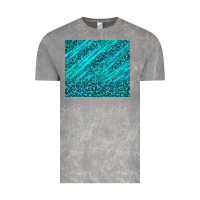Cloud Rock blue glitter with leopard pattern Vintage Tee - TumblerDesignByShophia