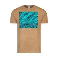 Vintage Camel blue glitter with leopard pattern Vintage Tee - TumblerDesignByShophia