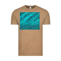 Vintage Coffee blue glitter with leopard pattern Vintage Tee - TumblerDesignByShophia