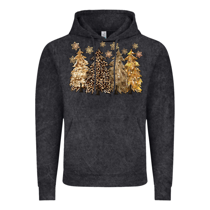 Merry Christmas Leopard Trees Vintage Hoodie by CowGirlArtShop | Teevron