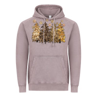 Vintage Zinc merry christmas leopard trees Vintage Hoodie - CowGirlArtShop