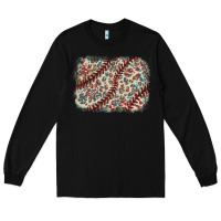 Black Baseball leopard glitter background Long Sleeve Tee - HowdyJamesFarm