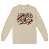 Mushroom Baseball leopard glitter background Long Sleeve Tee - HowdyJamesFarm