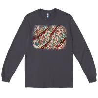 Smoke Baseball leopard glitter background Long Sleeve Tee - HowdyJamesFarm