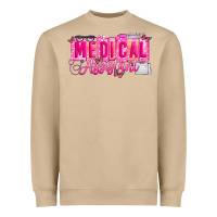 Mushroom valentine medical assistant Heavyweight Sweatshirt - CowhideDigitalArt