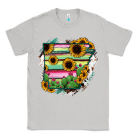 Moon Dust Arkansas Map Sunflower Cactus Serape Classic Tee - RanaPortraitStore