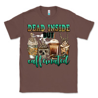 Chestnut dead inside but caffeinated skeleton coffee cups Classic Tee - Jasminsmagicworld