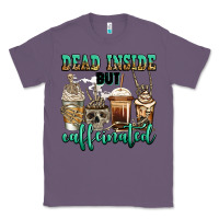 Lavender dead inside but caffeinated skeleton coffee cups Classic Tee - Jasminsmagicworld