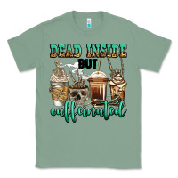 Sage dead inside but caffeinated skeleton coffee cups Classic Tee - Jasminsmagicworld