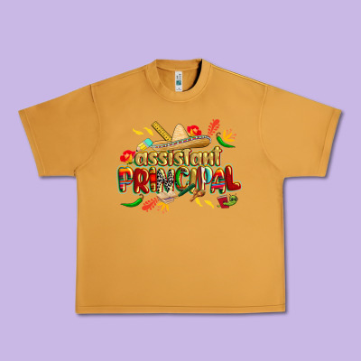 Cinco De Mayo Assistant Principal Urban Heavy Tee Designed By Cowgirlartshop