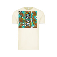 Vintage Arctic cowhide mama with rustic teal wood Vintage Tee - TumblerDesignByShophia