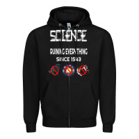 Black Science Ruining Everything Since 1543 Aliens Zipper Hoodie - minhPixels