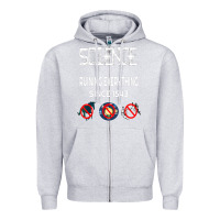 Heather Grey Science Ruining Everything Since 1543 Aliens Zipper Hoodie - minhPixels