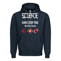Science Ruining Everything Since 1543 Aliens Zipper Hoodie | Teevron