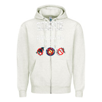 Oatmeal Heather Science Ruining Everything Since 1543 Aliens Zipper Hoodie - minhPixels