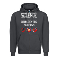 Smoke Science Ruining Everything Since 1543 Aliens Zipper Hoodie - minhPixels
