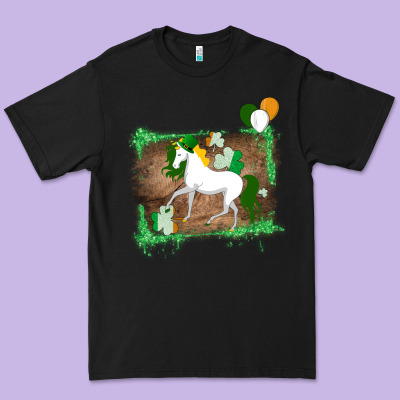 Unicorn Dabbing With Shamrock For St. Patricks Day Premium Tee Designed By Bettercallsaul
