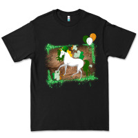 Black Unicorn Dabbing with Shamrock for St. Patricks Day Premium Tee - Bettercallsaul