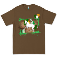 Cacao Unicorn Dabbing with Shamrock for St. Patricks Day Premium Tee - Bettercallsaul