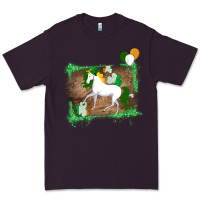 Plum Unicorn Dabbing with Shamrock for St. Patricks Day Premium Tee - Bettercallsaul