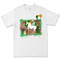 White Unicorn Dabbing with Shamrock for St. Patricks Day Premium Tee - Bettercallsaul