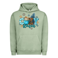 Pigment Oil Green cozy season Urban Hoodie - AdoDesignShop