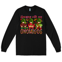 Black Hanging with my gnomigos Mexico Long Sleeve Tee - HowdyJamesFarm