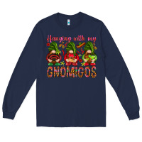 Navy Hanging with my gnomigos Mexico Long Sleeve Tee - HowdyJamesFarm