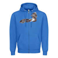 True Royal mexican free tailed bat Zipper Hoodie - LillyAllenDesigns