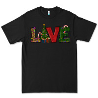 Black Christmas Tree Love Premium Tee - RanaPortraitStore